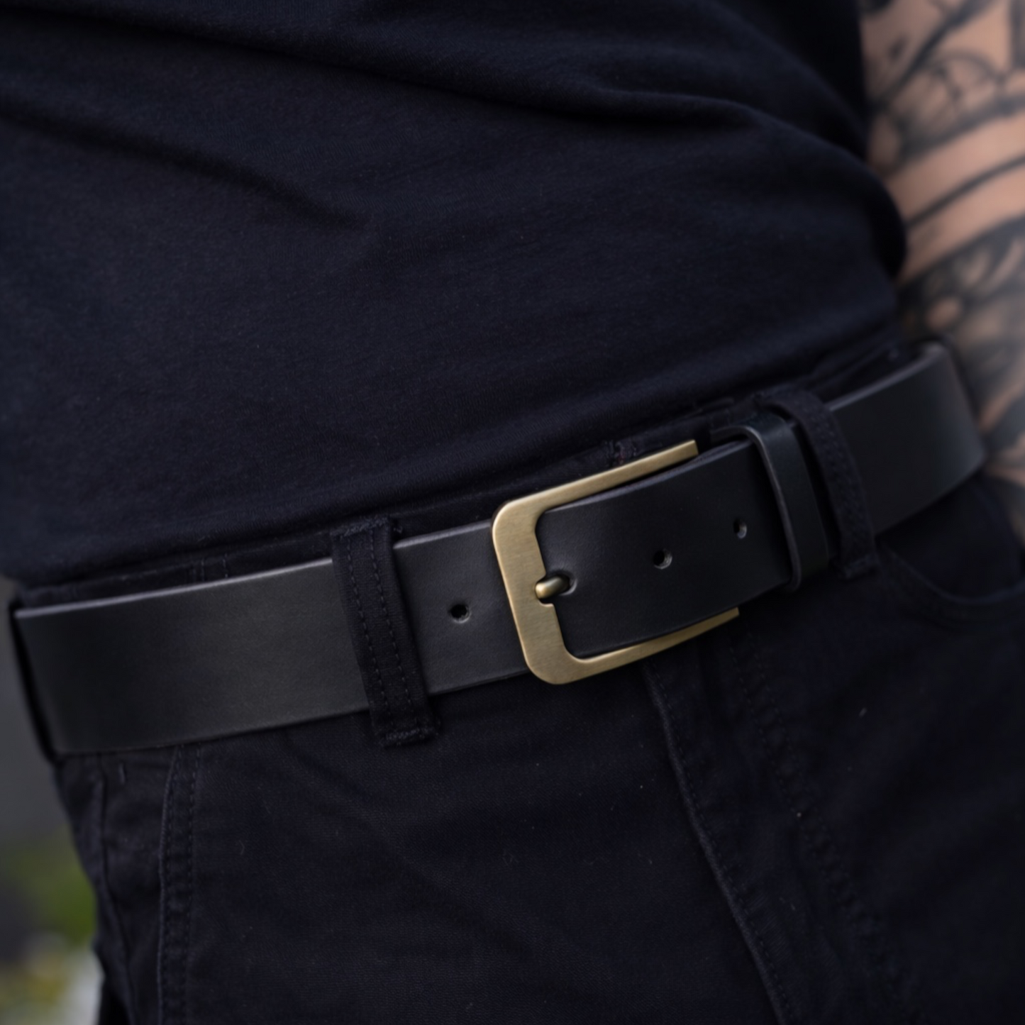 Handmade Full Grain Leather Belt – 40mm Classic Belt | Made in England