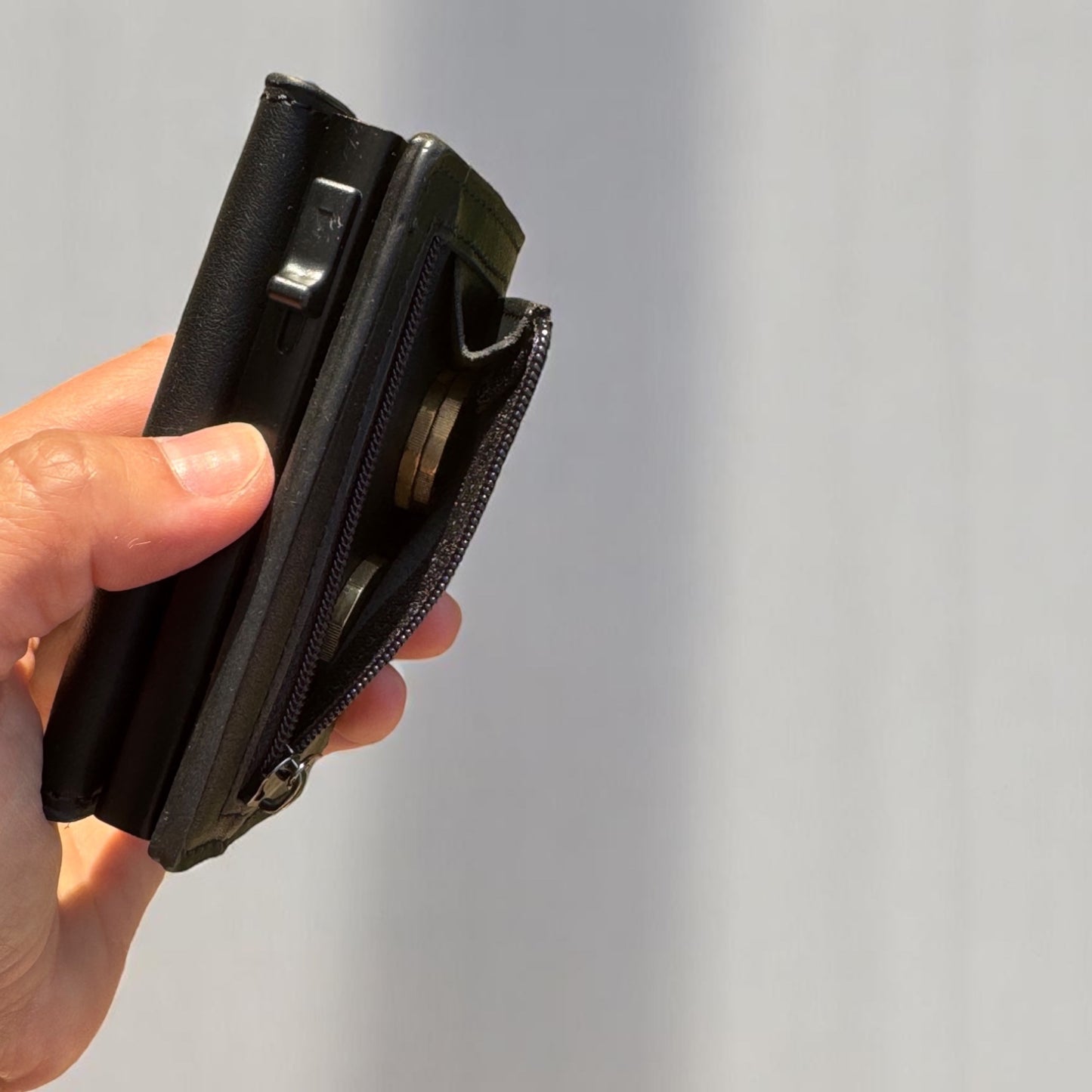 RFID Blocking Leather Pop-Up Card Holder – Slim Wallet with Coin Pocket, ID Window & Personalisation