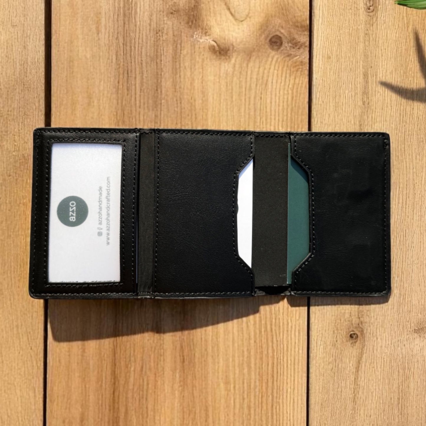 RFID Blocking Leather Pop-Up Card Holder – Slim Wallet with Coin Pocket, ID Window & Personalisation