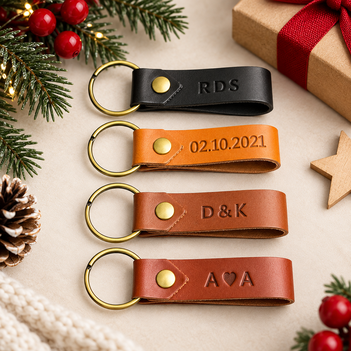 Personalised Yellow Keyring 