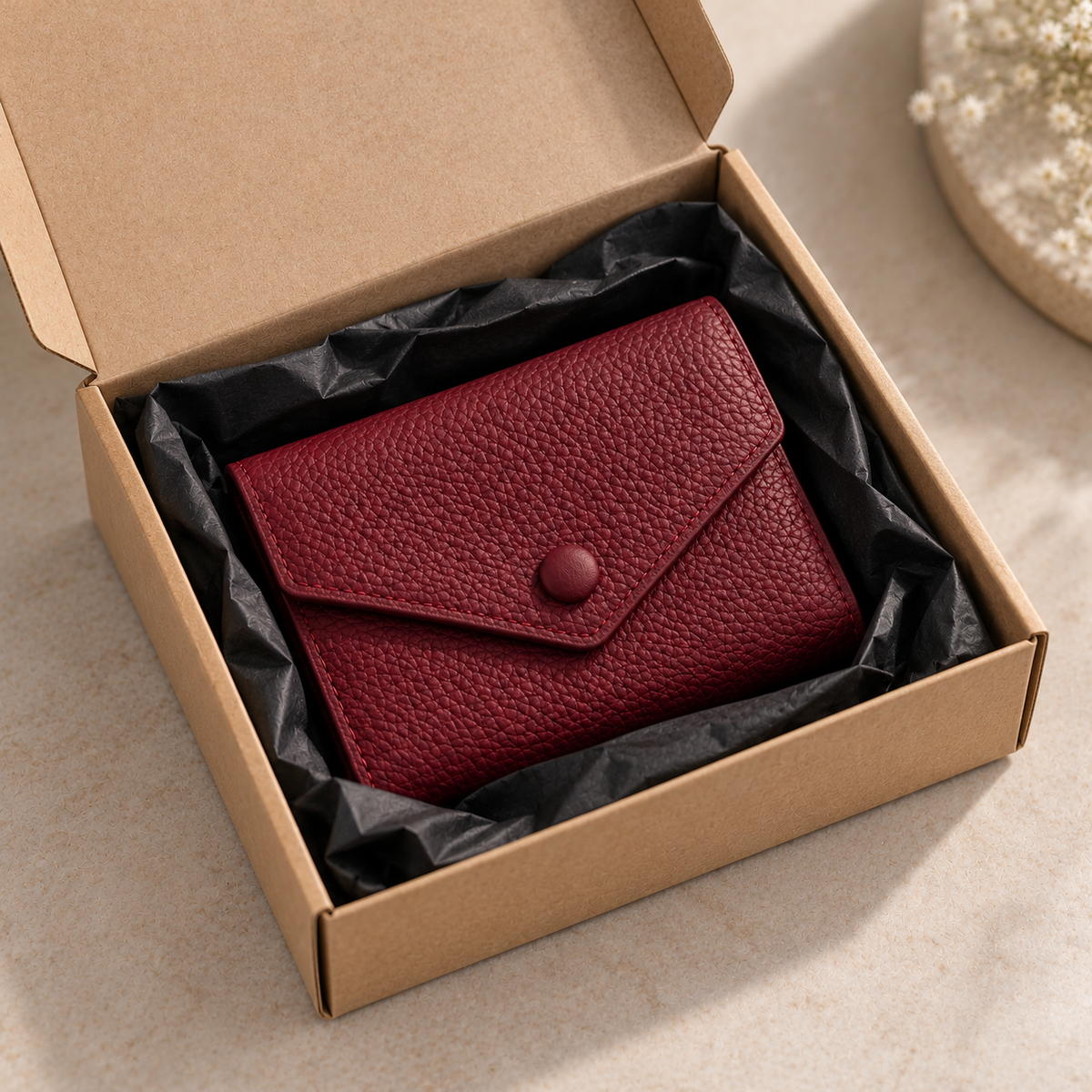 Personalised Leather Wallet – Christmas & Secret Santa Gift