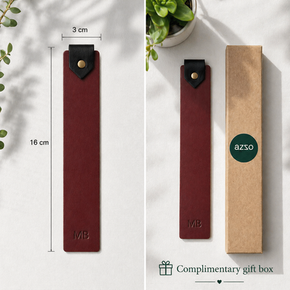 Personalised Leather Bookmark for Mum – Handmade Bookmark Gift Box – Mother’s Day Gift UK