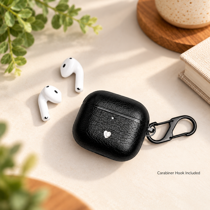 Personalised Vegan Leather AirPods 4 Case | Azzo Handmade