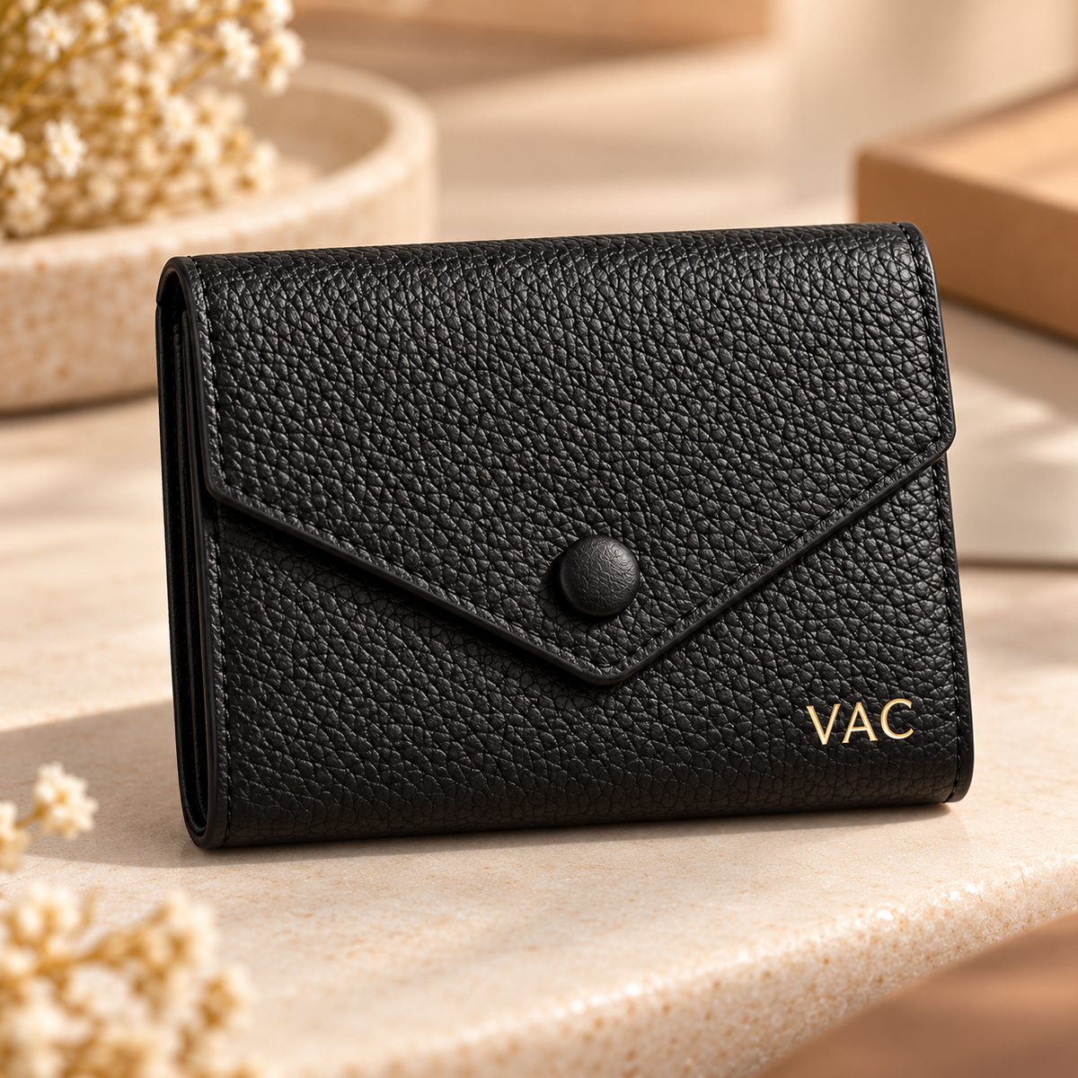 Personalised Leather Wallet – Christmas & Secret Santa Gift