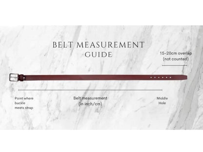 belt size chart