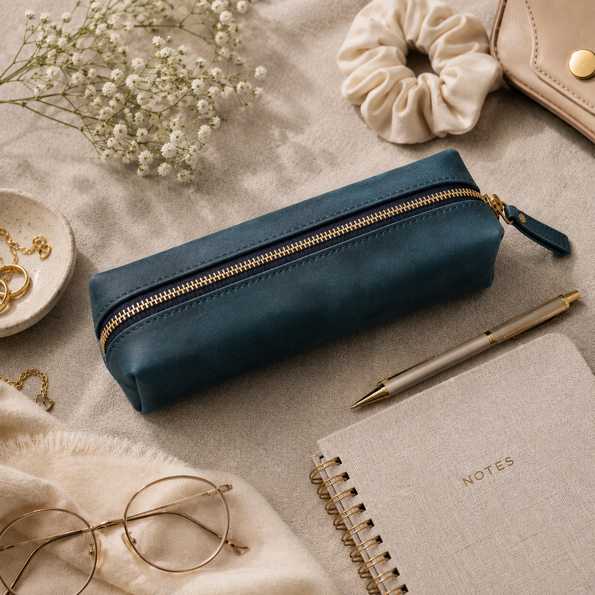 Handmade Leather Pencil Case – Personalised & Durable