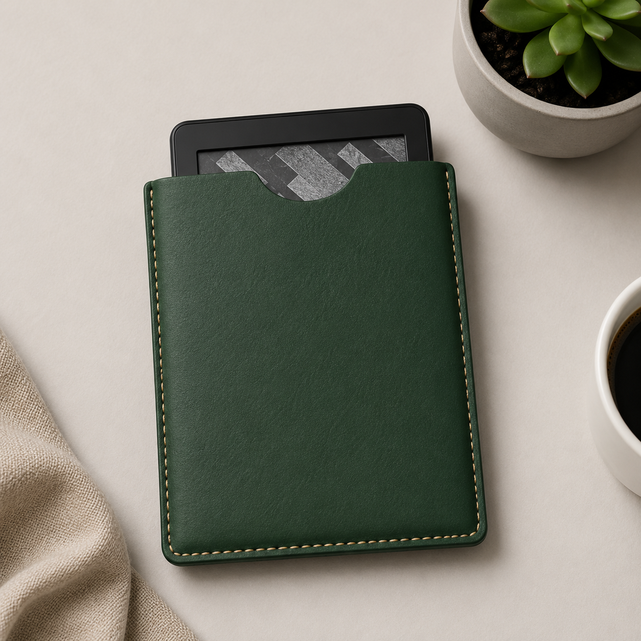 Handmade Leather Sleeve Case for Boox Palma