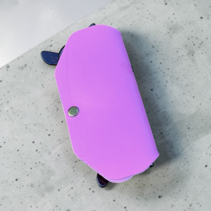 personalised leather glasses case handmade