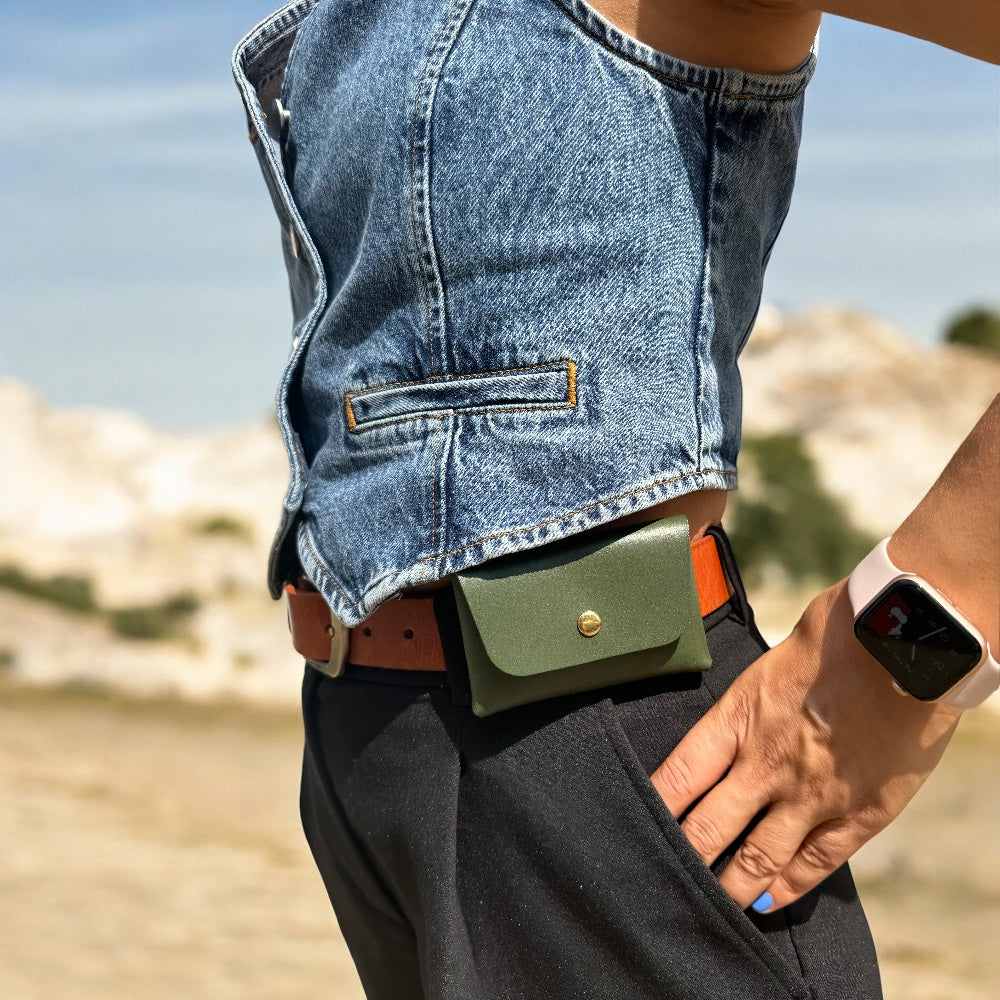 Summer Edition Italian Leather Belt Bag – Personalised Gift in