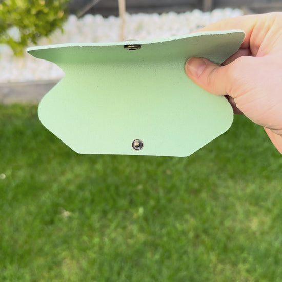 Slim Personalised Leather Glasses Case – Handmade Italian Leather