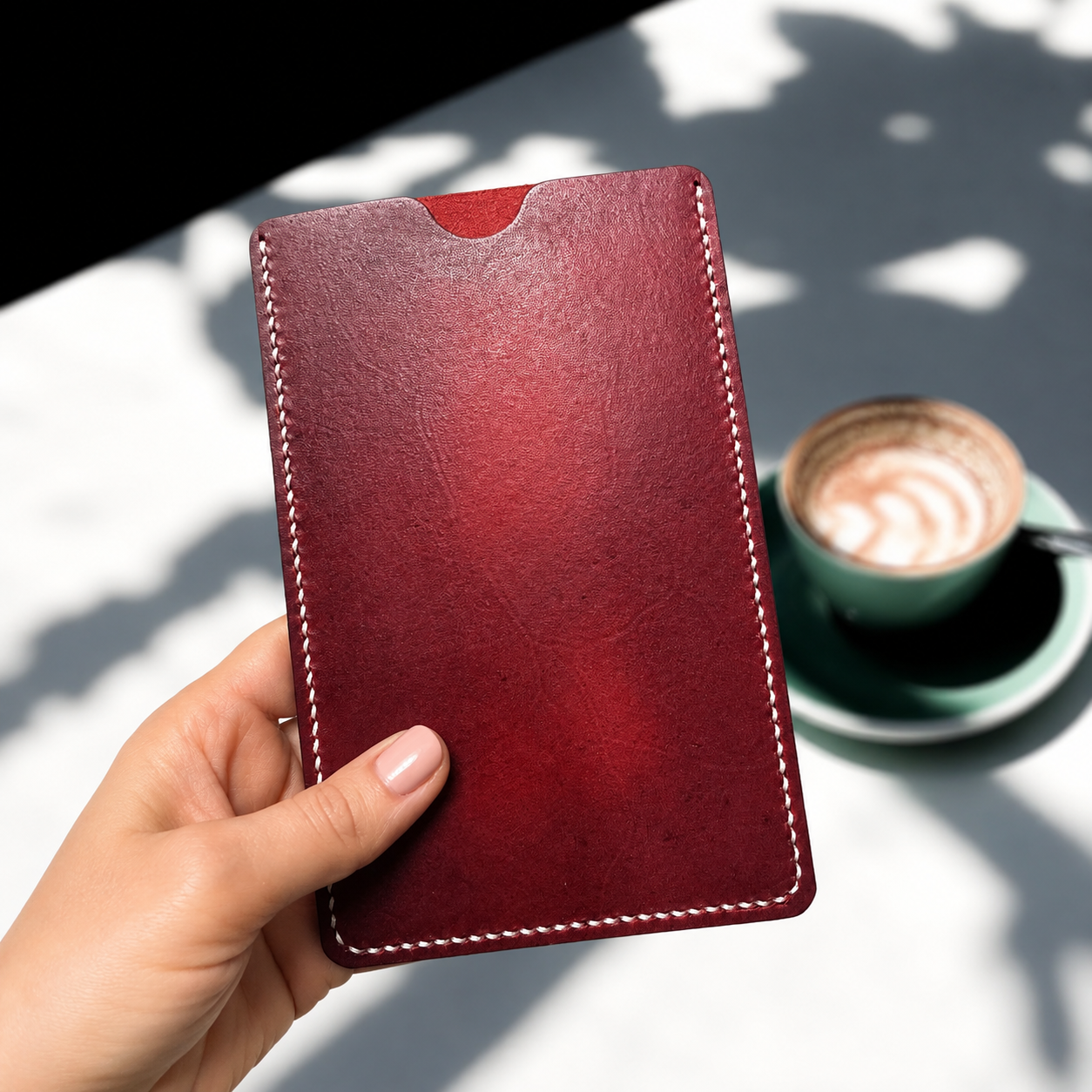 Handmade Leather Sleeve Case for Boox Palma