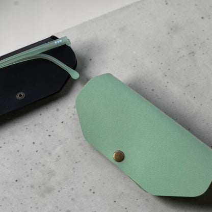 slim leather sunglasses sleeve italian leather