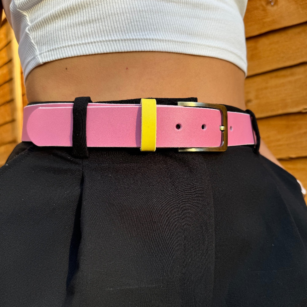 personalised women leather belt