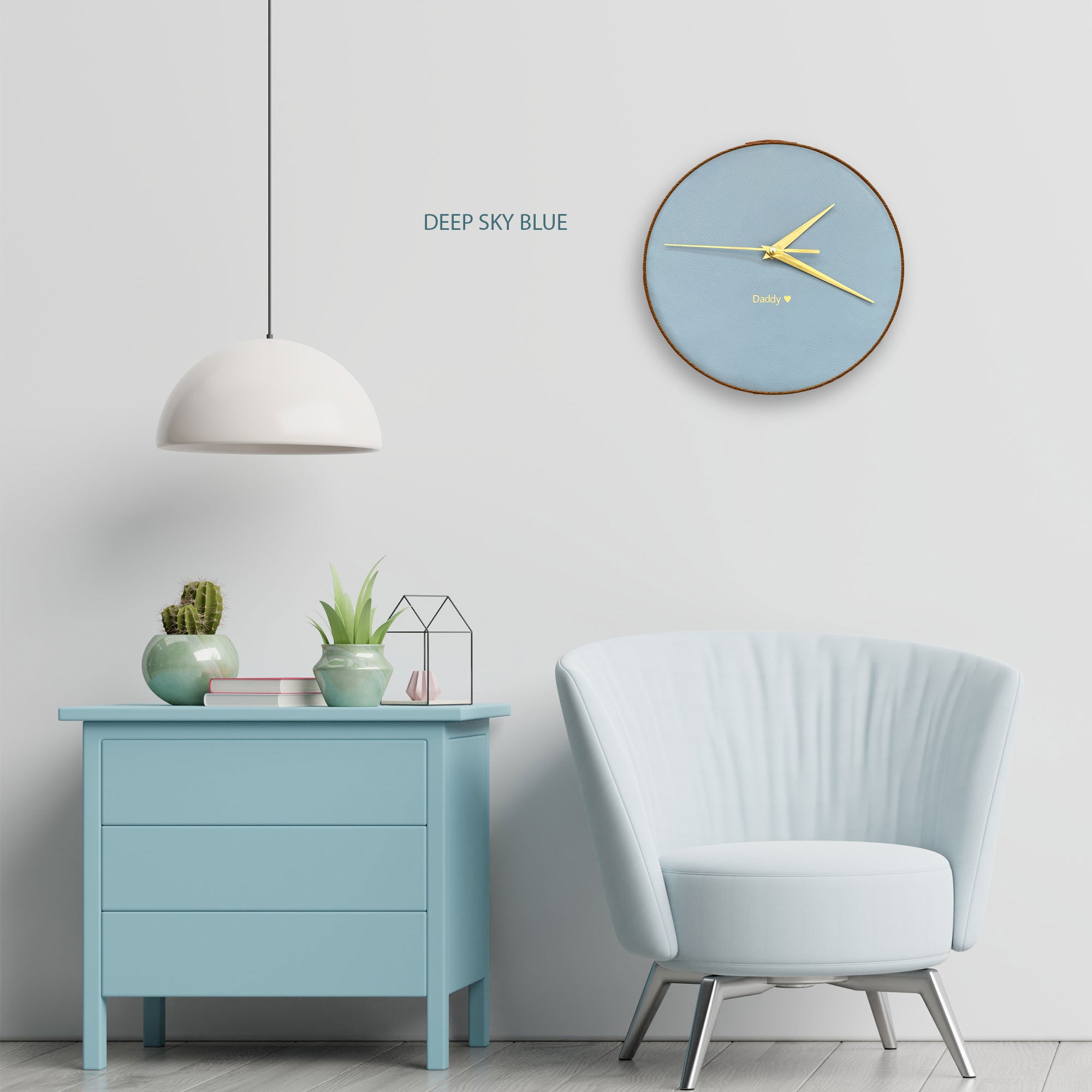 Wall Clock - Sky Blue